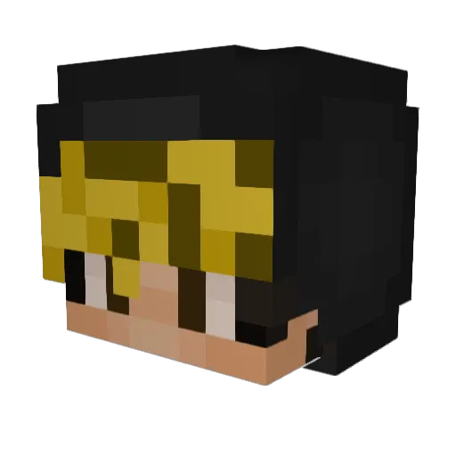 Tiger_Is_Trash Minecraft avatar head, 3D render