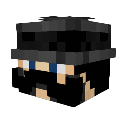 Tigerb05 Minecraft avatar head, 3D render