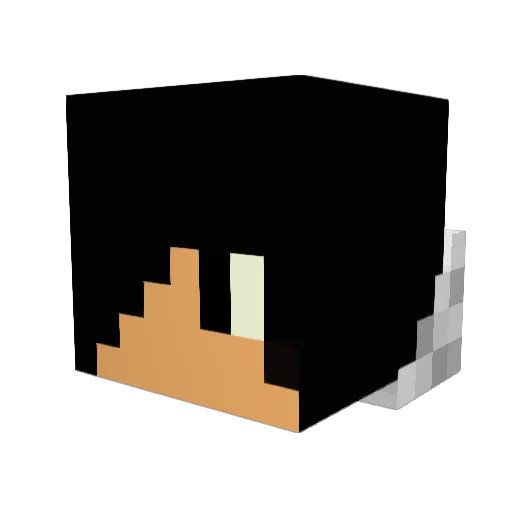 Tigerboss05 Minecraft avatar head, 3D render