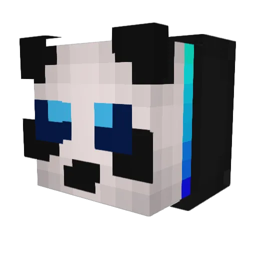 Tigereye1706 Minecraft avatar head, 3D render