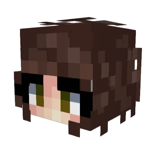 Tigergirl1234567 Minecraft avatar head, 3D render