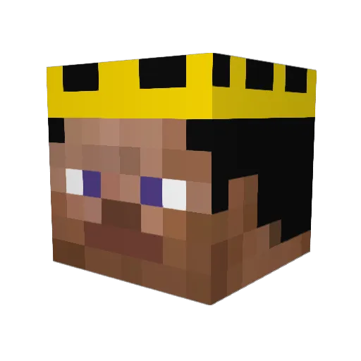 Tigerish_Gaming Minecraft avatar head, 3D render