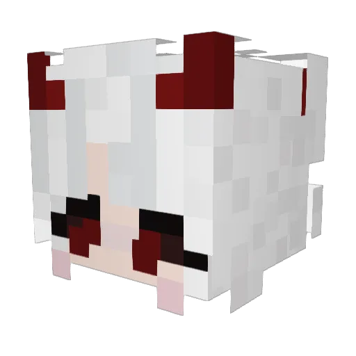 Tigerlolly Minecraft avatar head, 3D render