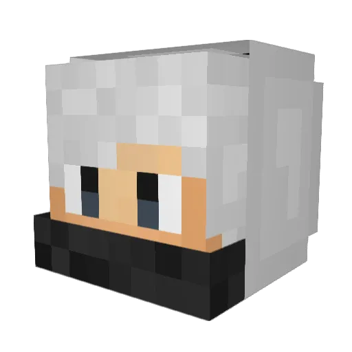 Tigerpanzer_02 Minecraft avatar head, 3D render