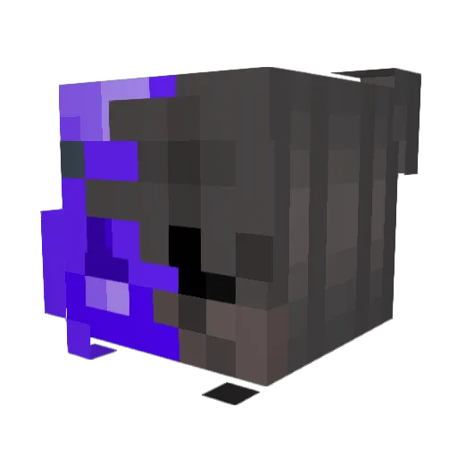 Tigerphyton Minecraft avatar head, 3D render