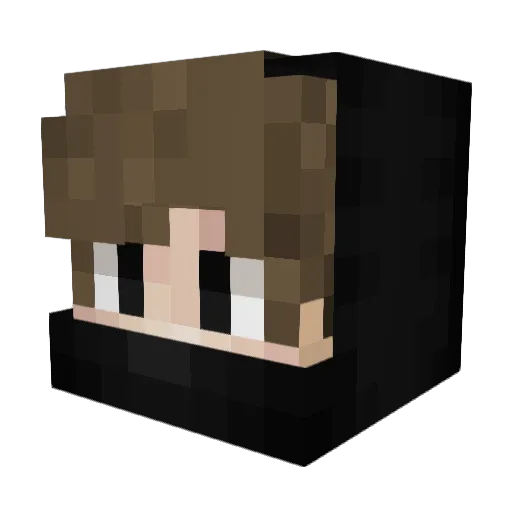 TigerrPaws Minecraft avatar head, 3D render