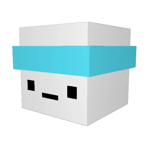 Tigerventure Minecraft avatar head, 3D render