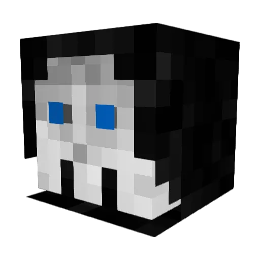 Tigg_ Minecraft avatar head, 3D render