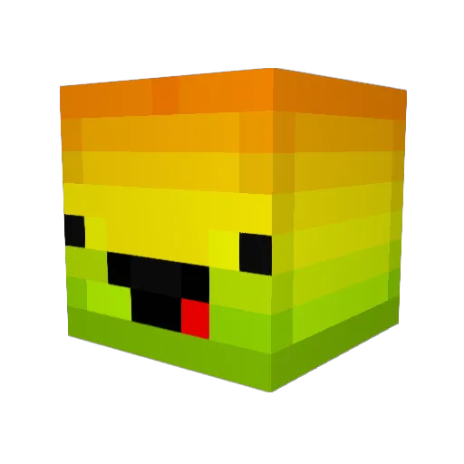 Tigger_2017 Minecraft avatar head, 3D render