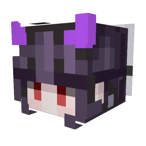 Tiggs_exe Minecraft avatar head, 3D render