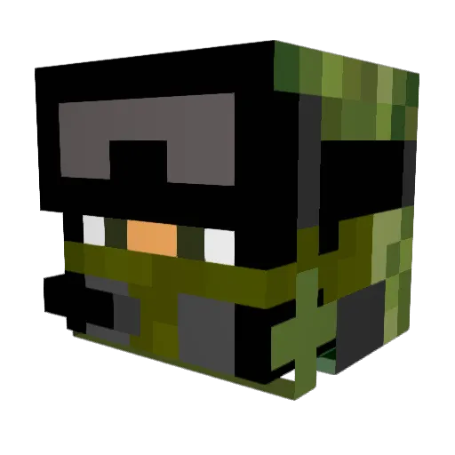 TightFanny Minecraft avatar head, 3D render