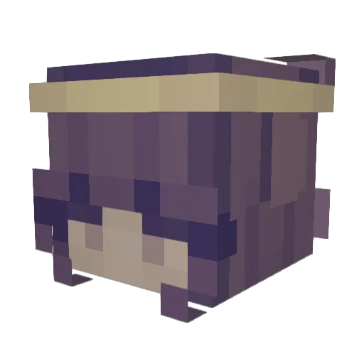 Tigoreo Minecraft avatar head, 3D render