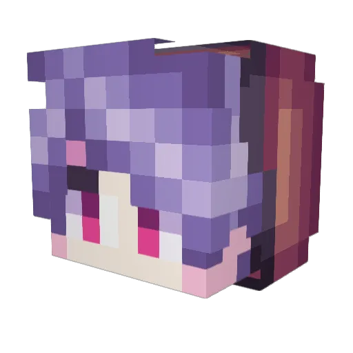 TigrisTH Minecraft avatar head, 3D render