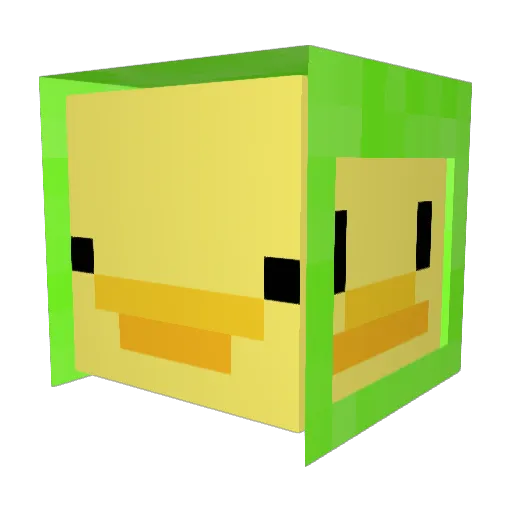 Tihour_V1 Minecraft avatar head, 3D render