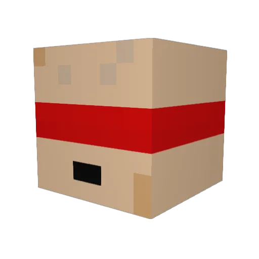 TiiGzTeR Minecraft avatar head, 3D render