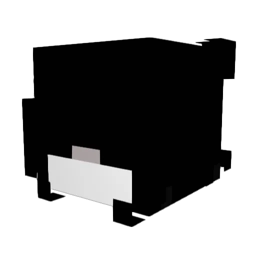TiiWoolF Minecraft avatar head, 3D render
