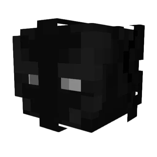 Tiiger4 Minecraft avatar head, 3D render