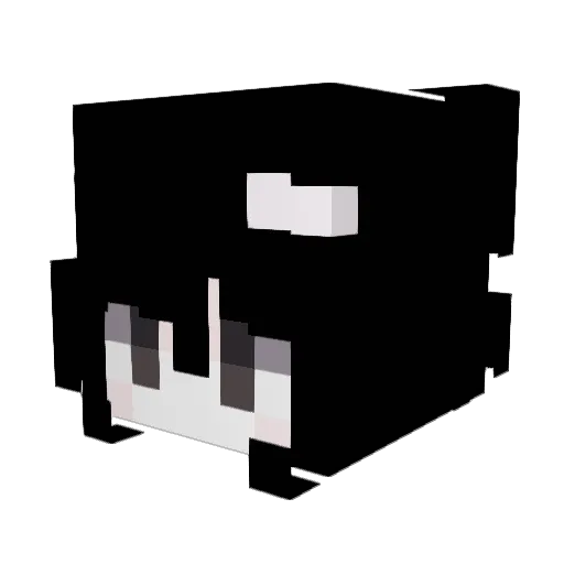Tiiramisuuu Minecraft avatar head, 3D render
