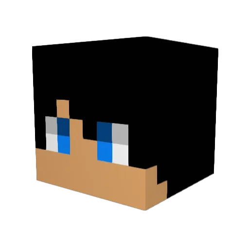 Tijarist73 Minecraft avatar head, 3D render