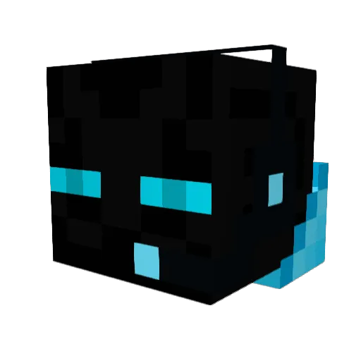 Tijder Minecraft avatar head, 3D render