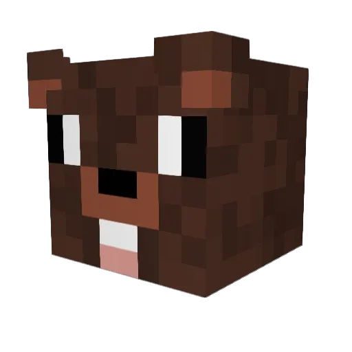 TijmenGeurts Minecraft avatar head, 3D render