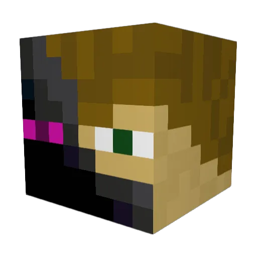 TijmenVL Minecraft avatar head, 3D render