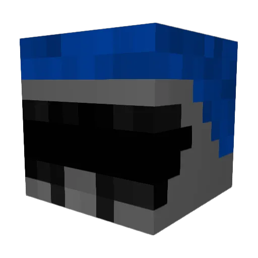Tijmtijger Minecraft avatar head, 3D render