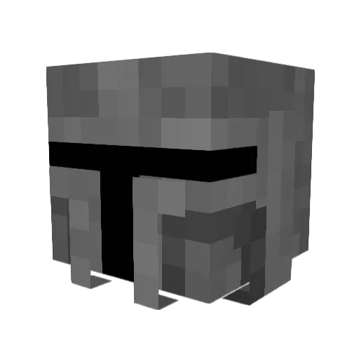 TijnSan Minecraft avatar head, 3D render