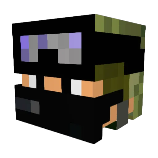 Tijn___ Minecraft avatar head, 3D render