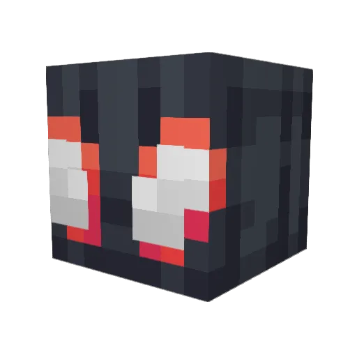 TikTacos Minecraft avatar head, 3D render