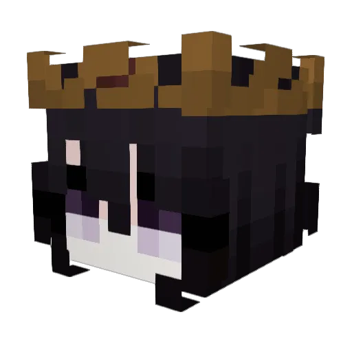 TikTok_Rick Minecraft avatar head, 3D render
