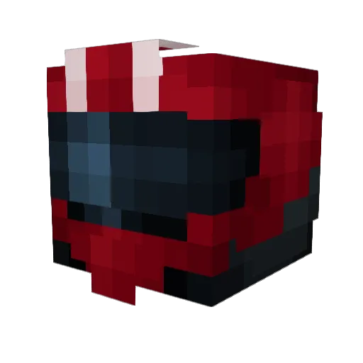 TikiChad Minecraft avatar head, 3D render