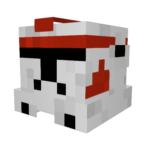 Tikimomo7 Minecraft avatar head, 3D render
