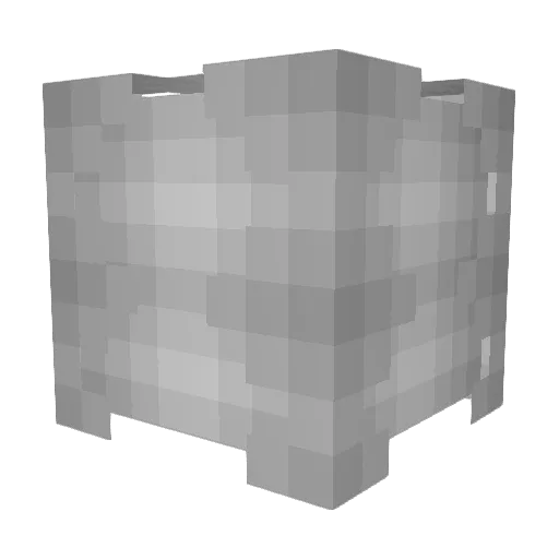 Tikli_ Minecraft avatar head, 3D render