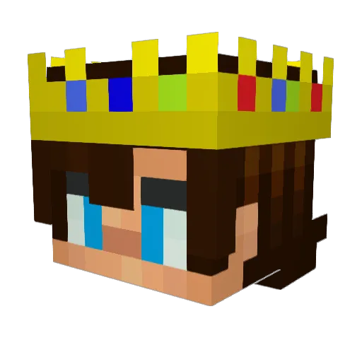 Tiko929 Minecraft avatar head, 3D render