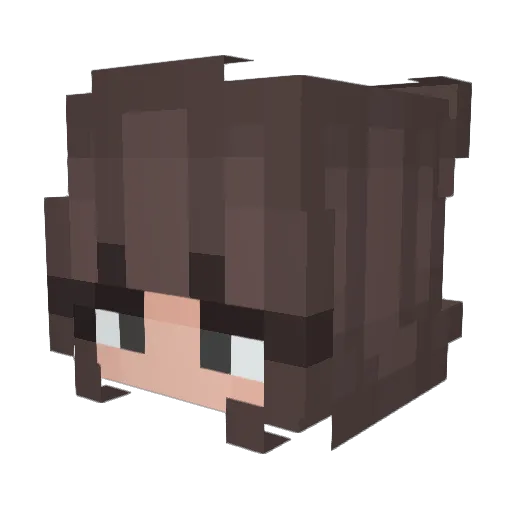 Tiko_xx Minecraft avatar head, 3D render