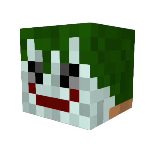 Tiks_22 Minecraft avatar head, 3D render