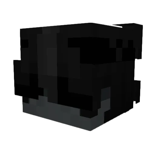 Tiksuh Minecraft avatar head, 3D render