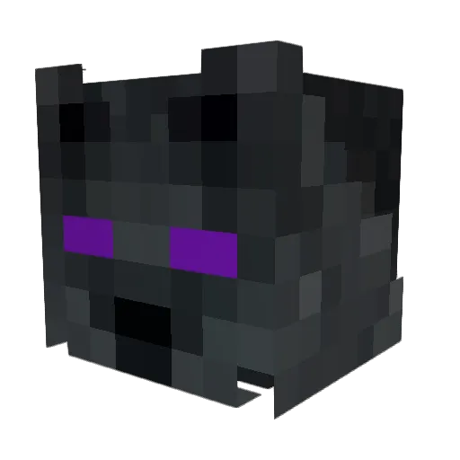 Tikylicious Minecraft avatar head, 3D render