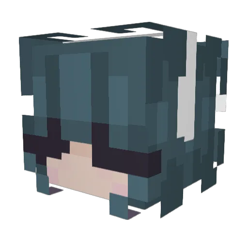 TileBug227 Minecraft avatar head, 3D render