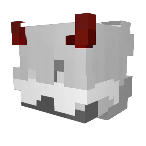 Tilexid Minecraft avatar head, 3D render