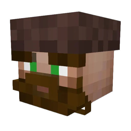 Tilgo1 Minecraft avatar head, 3D render