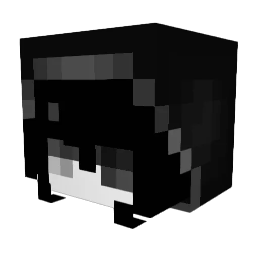 Tilininsanowazaa Minecraft avatar head, 3D render