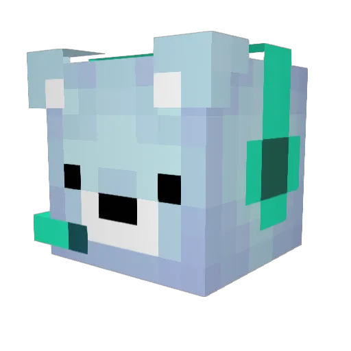 TillMouse643 Minecraft avatar head, 3D render