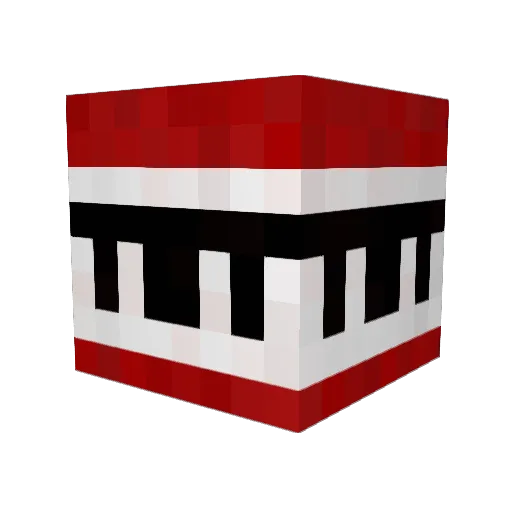 TillOSX Minecraft avatar head, 3D render