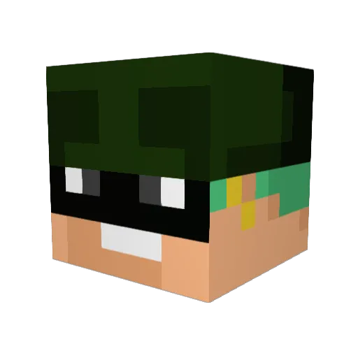 Till_Rammstein Minecraft avatar head, 3D render