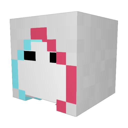 Tilly2Tint Minecraft avatar head, 3D render