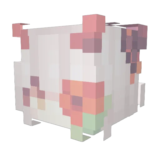 TillyMerit Minecraft avatar head, 3D render