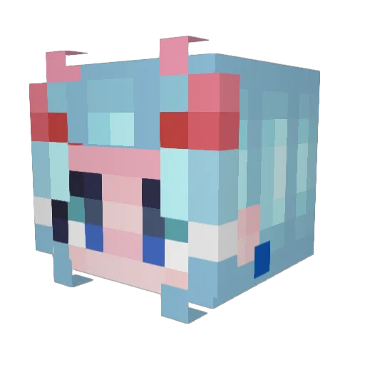 Tilly_Billy Minecraft avatar head, 3D render