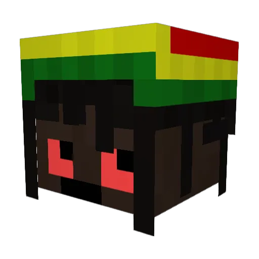 TillzyyDE Minecraft avatar head, 3D render